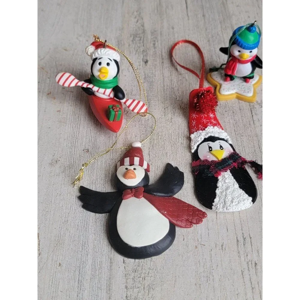 Penguin variety cookie ornament‎ Xmas gift